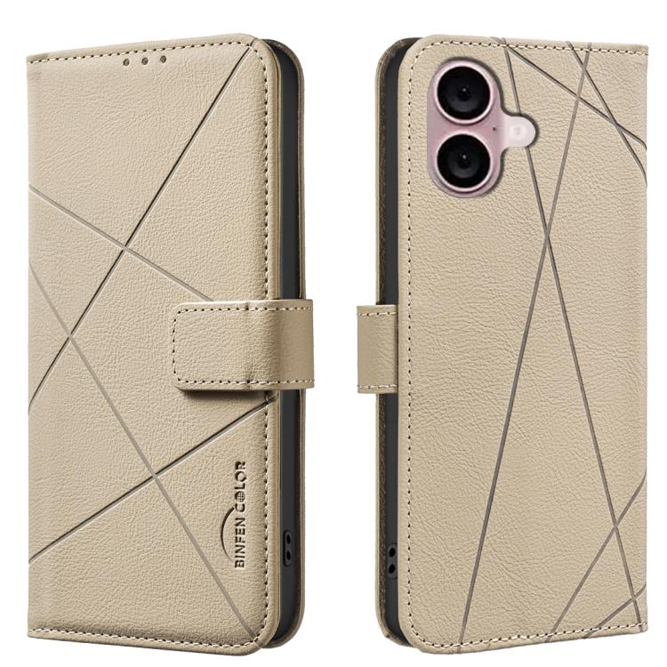 เคสโทรศัพท์หนังลายเรขาคณิต RFID สำหรับ iPhone 16e / 17e, สำหรับ iPhone 17 Pro Max, สำหรับ iPhone 17 Pro, สำหรับ iPhone 17, สำหรับ iPhone Air, สำหรับ iPhone 16 Pro Max, สำหรับ iPhone 16 Pro, สำหรับ iPhone 16 Plus