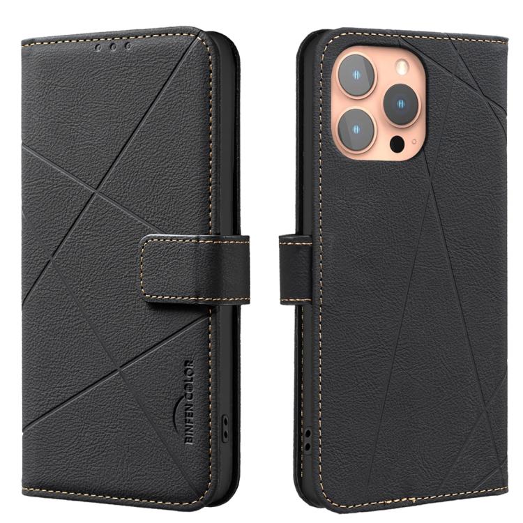 เคสโทรศัพท์หนังลายเรขาคณิต RFID สำหรับ iPhone 16e / 17e, สำหรับ iPhone 17 Pro Max, สำหรับ iPhone 17 Pro, สำหรับ iPhone 17, สำหรับ iPhone Air, สำหรับ iPhone 16 Pro Max, สำหรับ iPhone 16 Pro, สำหรับ iPhone 16 Plus