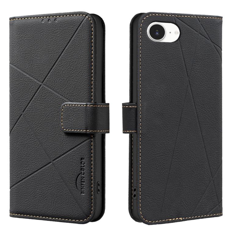 เคสโทรศัพท์หนังลายเรขาคณิต RFID สำหรับ iPhone 16e / 17e, สำหรับ iPhone 17 Pro Max, สำหรับ iPhone 17 Pro, สำหรับ iPhone 17, สำหรับ iPhone Air, สำหรับ iPhone 16 Pro Max, สำหรับ iPhone 16 Pro, สำหรับ iPhone 16 Plus