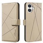 เคสโทรศัพท์หนังลายเรขาคณิต RFID สำหรับ iPhone 16e / 17e, สำหรับ iPhone 17 Pro Max, สำหรับ iPhone 17 Pro, สำหรับ iPhone 17, สำหรับ iPhone Air, สำหรับ iPhone 16 Pro Max, สำหรับ iPhone 16 Pro, สำหรับ iPhone 16 Plus