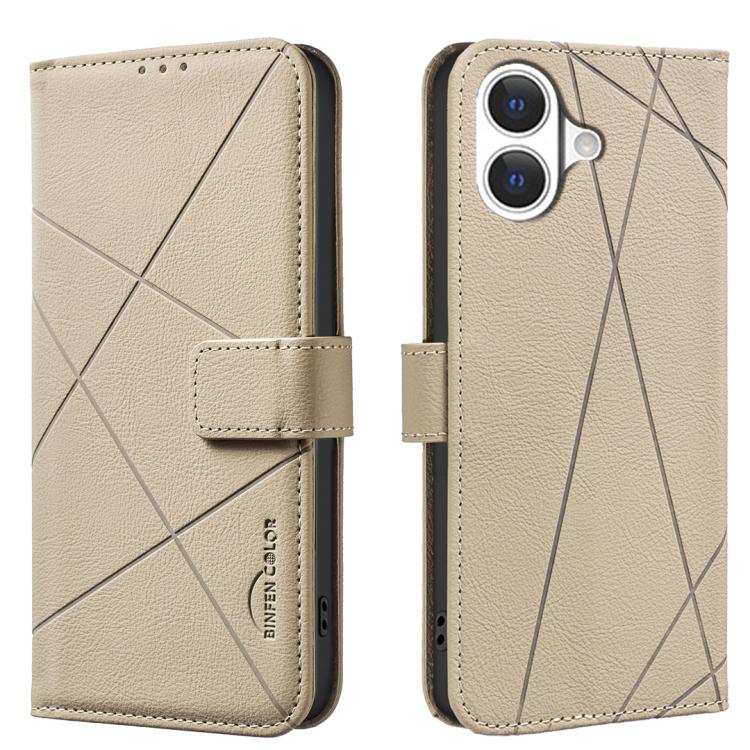 เคสโทรศัพท์หนังลายเรขาคณิต RFID สำหรับ iPhone 16e / 17e, สำหรับ iPhone 17 Pro Max, สำหรับ iPhone 17 Pro, สำหรับ iPhone 17, สำหรับ iPhone Air, สำหรับ iPhone 16 Pro Max, สำหรับ iPhone 16 Pro, สำหรับ iPhone 16 Plus