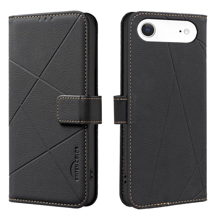 เคสโทรศัพท์หนังลายเรขาคณิต RFID สำหรับ iPhone 16e / 17e, สำหรับ iPhone 17 Pro Max, สำหรับ iPhone 17 Pro, สำหรับ iPhone 17, สำหรับ iPhone Air, สำหรับ iPhone 16 Pro Max, สำหรับ iPhone 16 Pro, สำหรับ iPhone 16 Plus