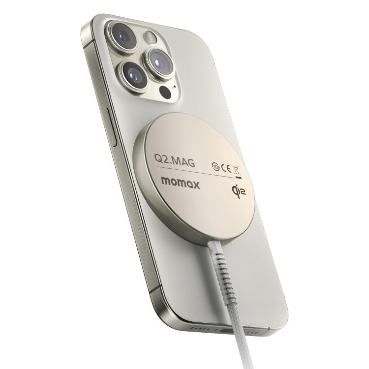 MOMAX UD32L Q2.Mag Portable Qi2 Magnetic Wireless Charger 15W, UD32L