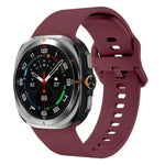 Solid Color Colorful Buckle Silicone Watch Band, For Samsung Galaxy Watch Ultra 47mm / Ultra 2025