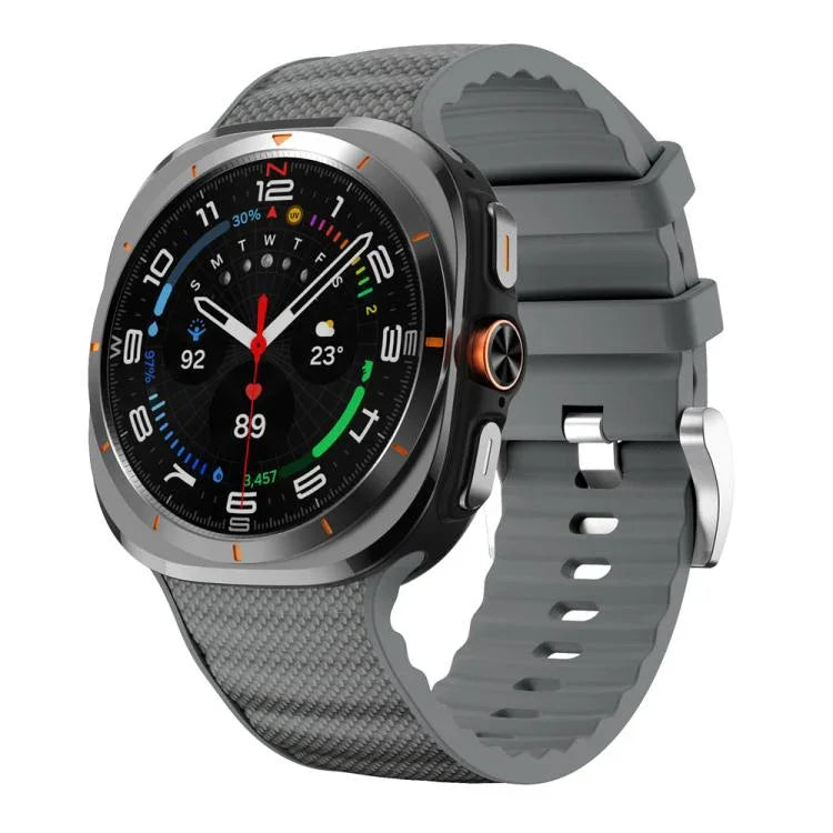 สายรัดนาฬิกาซิลิโคนสีพื้นสำหรับกีฬา สำหรับ Samsung Galaxy Watch Ultra ขนาด 47 มม. / Ultra 2025