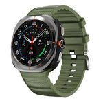 สายรัดนาฬิกาซิลิโคนสีพื้นสำหรับกีฬา สำหรับ Samsung Galaxy Watch Ultra ขนาด 47 มม. / Ultra 2025