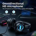 หูฟังเกม ONIKUMA X36 พร้อมเอฟเฟกต์โคมไฟ Abyss และไดรฟ์ยูนิตขนาด 40 มม.