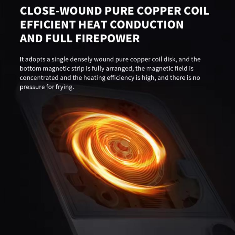 เตาแม่เหล็กไฟฟ้า Xiaomi Mijia อัลตร้าบางต้นฉบับ 2100W สำหรับใช้ในบ้าน เตาแม่เหล็กไฟฟ้า Mijia อัลตร้าบาง