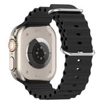 สายรัดนาฬิกาซิลิโคนลายโอเชียน xDfind สำหรับ Apple Watch 46mm / 49mm / 45mm / 44mm, สำหรับ Apple Watch 42mm / 41mm / 40mm / 38mm