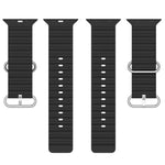 สายรัดนาฬิกาซิลิโคนลายโอเชียน xDfind สำหรับ Apple Watch 46mm / 49mm / 45mm / 44mm, สำหรับ Apple Watch 42mm / 41mm / 40mm / 38mm