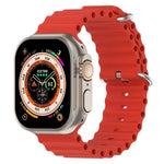 สายรัดนาฬิกาซิลิโคนลายโอเชียน xDfind สำหรับ Apple Watch 46mm / 49mm / 45mm / 44mm, สำหรับ Apple Watch 42mm / 41mm / 40mm / 38mm