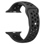 สายรัดนาฬิกาซิลิโคนกีฬาสองสี xDfind สำหรับ Apple Watch 46mm / 49mm / 45mm / 44mm, สำหรับ Apple Watch 42mm / 41mm / 40mm / 38mm