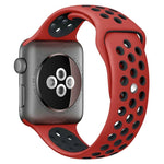 สายรัดนาฬิกาซิลิโคนกีฬาสองสี xDfind สำหรับ Apple Watch 46mm / 49mm / 45mm / 44mm, สำหรับ Apple Watch 42mm / 41mm / 40mm / 38mm