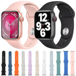 สายรัดนาฬิกาซิลิโคนกีฬาสีพื้น xDfind สำหรับ Apple Watch 46mm / 49mm / 45mm / 44mm, สำหรับ Apple Watch 42mm / 41mm / 40mm / 38mm