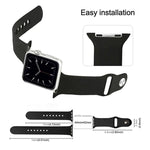 สายรัดนาฬิกาซิลิโคนกีฬาสีพื้น xDfind สำหรับ Apple Watch 46mm / 49mm / 45mm / 44mm, สำหรับ Apple Watch 42mm / 41mm / 40mm / 38mm