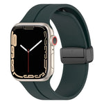 สายรัดนาฬิกาซิลิโคนแม่เหล็กสีพื้น xDfind สำหรับ Apple Watch 46mm / 49mm / 45mm / 44mm, สำหรับ Apple Watch 42mm / 41mm / 40mm / 38mm