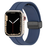 สายรัดนาฬิกาซิลิโคนแม่เหล็กสีพื้น xDfind สำหรับ Apple Watch 46mm / 49mm / 45mm / 44mm, สำหรับ Apple Watch 42mm / 41mm / 40mm / 38mm