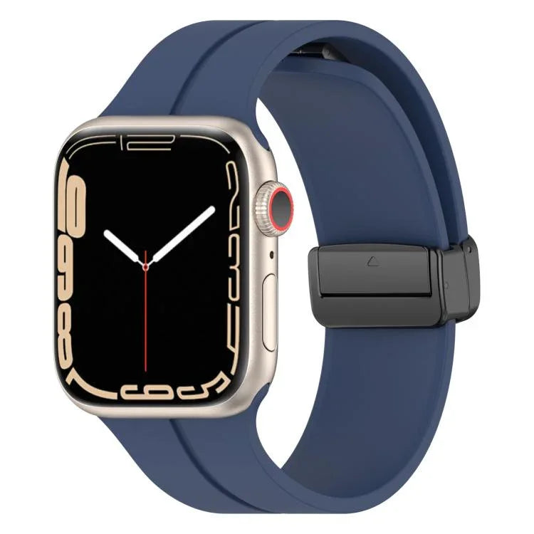 สายรัดนาฬิกาซิลิโคนแม่เหล็กสีพื้น xDfind สำหรับ Apple Watch 46mm / 49mm / 45mm / 44mm, สำหรับ Apple Watch 42mm / 41mm / 40mm / 38mm