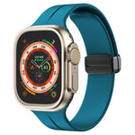 สายรัดนาฬิกาซิลิโคนแม่เหล็กสีพื้น xDfind สำหรับ Apple Watch 46mm / 49mm / 45mm / 44mm, สำหรับ Apple Watch 42mm / 41mm / 40mm / 38mm