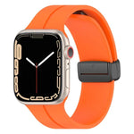 สายรัดนาฬิกาซิลิโคนแม่เหล็กสีพื้น xDfind สำหรับ Apple Watch 46mm / 49mm / 45mm / 44mm, สำหรับ Apple Watch 42mm / 41mm / 40mm / 38mm