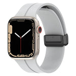 สายรัดนาฬิกาซิลิโคนแม่เหล็กสีพื้น xDfind สำหรับ Apple Watch 46mm / 49mm / 45mm / 44mm, สำหรับ Apple Watch 42mm / 41mm / 40mm / 38mm