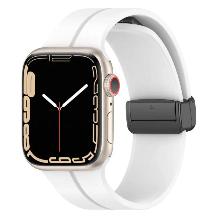 สายรัดนาฬิกาซิลิโคนแม่เหล็กสีพื้น xDfind สำหรับ Apple Watch 46mm / 49mm / 45mm / 44mm, สำหรับ Apple Watch 42mm / 41mm / 40mm / 38mm