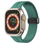 สายรัดนาฬิกาซิลิโคนแม่เหล็กสีพื้น xDfind สำหรับ Apple Watch 46mm / 49mm / 45mm / 44mm, สำหรับ Apple Watch 42mm / 41mm / 40mm / 38mm