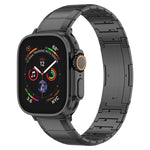สายรัดนาฬิกาหัวเข็มขัดไทเทเนียมบริสุทธิ์เม็ดเดียว สำหรับ Apple Watch 46mm / 49mm / 45mm / 44mm, สำหรับ Apple Watch 42mm / 41mm / 40mm / 38mm