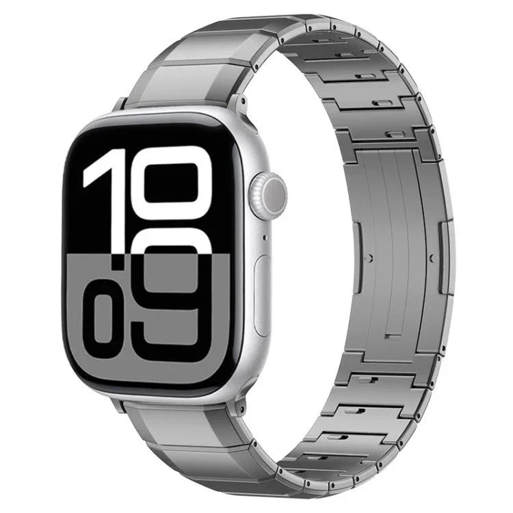 สายรัดนาฬิกาหัวเข็มขัดไทเทเนียมบริสุทธิ์เม็ดเดียว สำหรับ Apple Watch 46mm / 49mm / 45mm / 44mm, สำหรับ Apple Watch 42mm / 41mm / 40mm / 38mm
