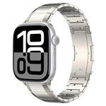 สายรัดนาฬิกาหัวเข็มขัดไทเทเนียมบริสุทธิ์เม็ดเดียว สำหรับ Apple Watch 46mm / 49mm / 45mm / 44mm, สำหรับ Apple Watch 42mm / 41mm / 40mm / 38mm