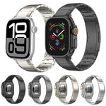 สายรัดนาฬิกาหัวเข็มขัดไทเทเนียมบริสุทธิ์เม็ดเดียว สำหรับ Apple Watch 46mm / 49mm / 45mm / 44mm, สำหรับ Apple Watch 42mm / 41mm / 40mm / 38mm