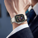 สายรัดนาฬิกาหัวเข็มขัดไทเทเนียมบริสุทธิ์เม็ดเดียว สำหรับ Apple Watch 46mm / 49mm / 45mm / 44mm, สำหรับ Apple Watch 42mm / 41mm / 40mm / 38mm