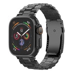 สายรัดนาฬิกาไทเทเนียมถอดได้หัวเข็มขัดเต่าแบบตัวที สำหรับ Apple Watch 46mm / 49mm / 45mm / 44mm, สำหรับ Apple Watch 42mm / 41mm / 40mm / 38mm