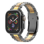 สายรัดนาฬิกาไทเทเนียมถอดได้หัวเข็มขัดเต่าแบบตัวที สำหรับ Apple Watch 46mm / 49mm / 45mm / 44mm, สำหรับ Apple Watch 42mm / 41mm / 40mm / 38mm