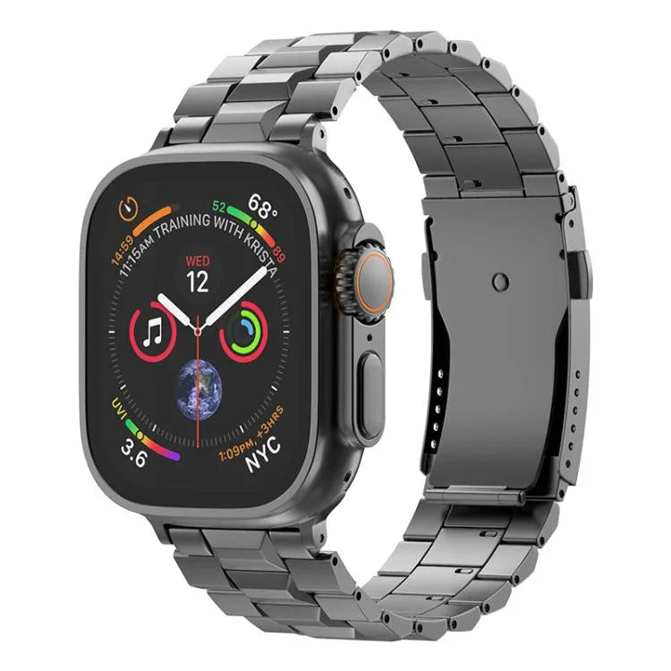 สายรัดนาฬิกาไทเทเนียมถอดได้หัวเข็มขัดเต่าแบบตัวที สำหรับ Apple Watch 46mm / 49mm / 45mm / 44mm, สำหรับ Apple Watch 42mm / 41mm / 40mm / 38mm