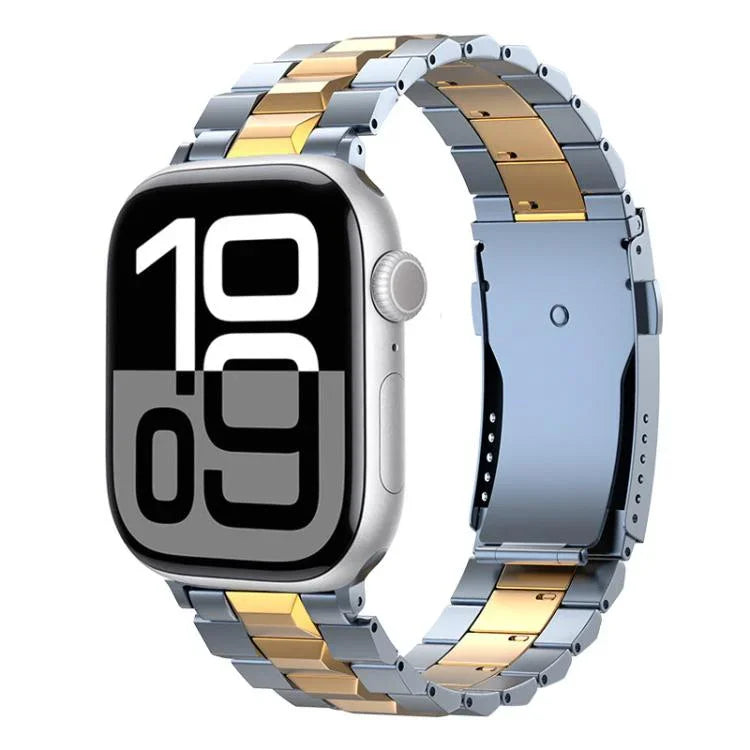 สายรัดนาฬิกาไทเทเนียมถอดได้หัวเข็มขัดเต่าแบบตัวที สำหรับ Apple Watch 46mm / 49mm / 45mm / 44mm, สำหรับ Apple Watch 42mm / 41mm / 40mm / 38mm