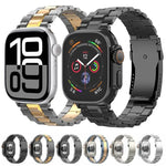 สายรัดนาฬิกาไทเทเนียมถอดได้หัวเข็มขัดเต่าแบบตัวที สำหรับ Apple Watch 46mm / 49mm / 45mm / 44mm, สำหรับ Apple Watch 42mm / 41mm / 40mm / 38mm