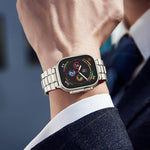 สายรัดนาฬิกาไทเทเนียมถอดได้หัวเข็มขัดเต่าแบบตัวที สำหรับ Apple Watch 46mm / 49mm / 45mm / 44mm, สำหรับ Apple Watch 42mm / 41mm / 40mm / 38mm