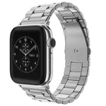 สายรัดนาฬิกาสแตนเลสหัวเข็มขัดพับสามเม็ด xDfind สำหรับ Apple Watch 46mm / 49mm / 45mm / 44mm, สำหรับ Apple Watch 42mm / 41mm / 40mm / 38mm