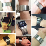สายรัดนาฬิกาสแตนเลสเม็ดเดียว xDfind สำหรับ Apple Watch 46mm / 49mm / 45mm / 44mm, สำหรับ Apple Watch 42mm / 41mm / 40mm / 38mm