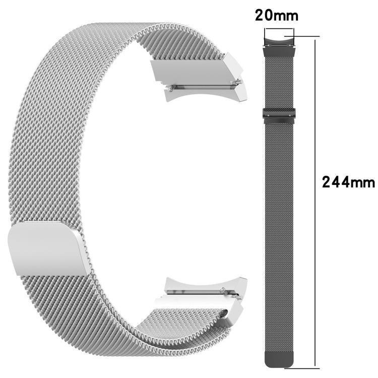 สายรัดนาฬิกาเหล็กกล้าไร้สนิม Milan พร้อมแม่เหล็กปลดเร็ว xDfind สำหรับ Samsung Galaxy Watch7 / FE / 6 / 5 / 4