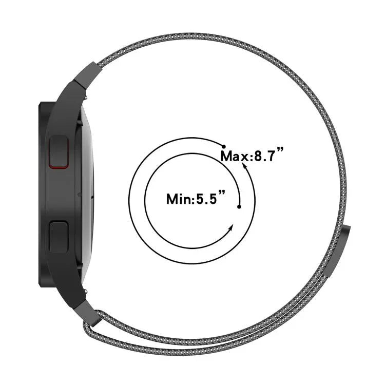 สายรัดนาฬิกาเหล็กกล้าไร้สนิม Milan พร้อมแม่เหล็กปลดเร็ว xDfind สำหรับ Samsung Galaxy Watch7 / FE / 6 / 5 / 4