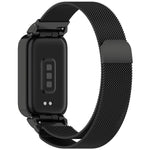 xDfind Watch Frame Integrated Milan Magnetic Metal Watch Band, For Redmi Band 3 / Xiaomi Smart Band 9 Active, For Redmi Band 2 / Xiaomi Smart Band 8 Active