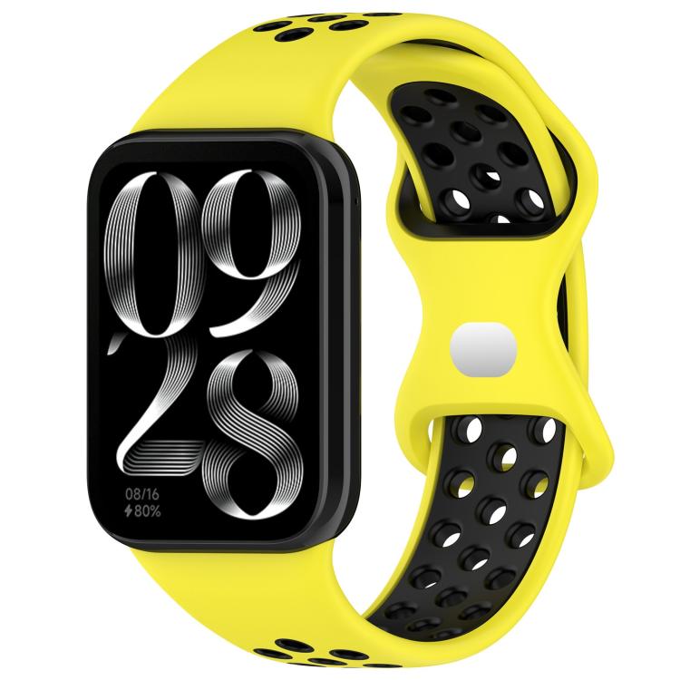 xDfind Dual Color Butterfly Buckle Silicone Watch Band, For Xiaomi Band 10 Pro/9 Pro/Redmi Watch 6/5/4, For Redmi Watch 5 / Redmi Watch 4