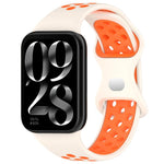 xDfind Dual Color Butterfly Buckle Silicone Watch Band, For Xiaomi Band 10 Pro/9 Pro/Redmi Watch 6/5/4, For Redmi Watch 5 / Redmi Watch 4