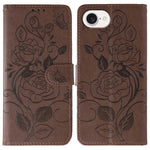 เคสโทรศัพท์หนังปั๊มลายกุหลาบผีเสื้อ สำหรับ iPhone 17e / 16e, สำหรับ iPhone 17 Pro Max, สำหรับ iPhone 17 Pro, สำหรับ iPhone 17, สำหรับ iPhone Air