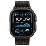 สายรัดนาฬิกาสแตนเลสตาข่ายละเอียด Milanese หัวเข็มขัดร่ม xDfind สำหรับ Apple Watch 46mm / 49mm / 45mm / 44mm ตาข่ายละเอียด, สำหรับ Apple Watch 42mm / 41mm / 40mm / 38mm ตาข่ายละเอียด