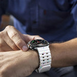 สายรัดนาฬิกาซิลิโคนจุดสีสันสดใสหัวเข็มขัดคู่ สำหรับ Samsung Galaxy Watch Ultra 47mm / Ultra 2025