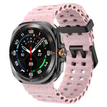 สายรัดนาฬิกาซิลิโคนจุดสีสันสดใสหัวเข็มขัดคู่ สำหรับ Samsung Galaxy Watch Ultra 47mm / Ultra 2025