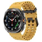 สายรัดนาฬิกาซิลิโคนจุดสีสันสดใสหัวเข็มขัดคู่ สำหรับ Samsung Galaxy Watch Ultra 47mm / Ultra 2025